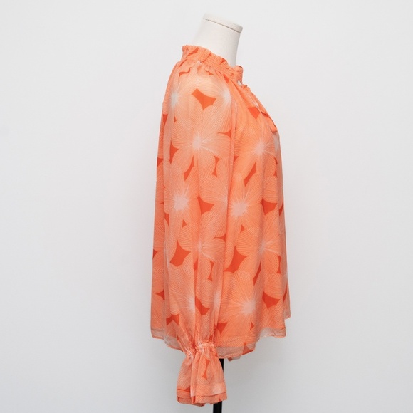 Ramy Brook | Clarke Chiffon Floral Blouse - Picture 10 of 15